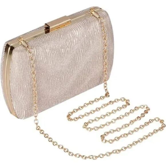 New Clutch Purses for Women Evening Gold - Picture 5 of 7